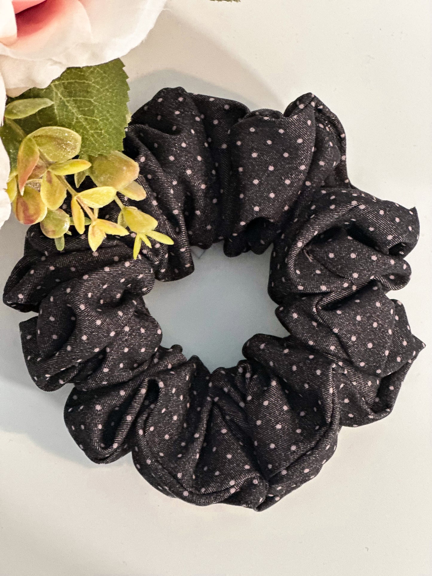 Dottie Delight -  Handmade Scrunchie