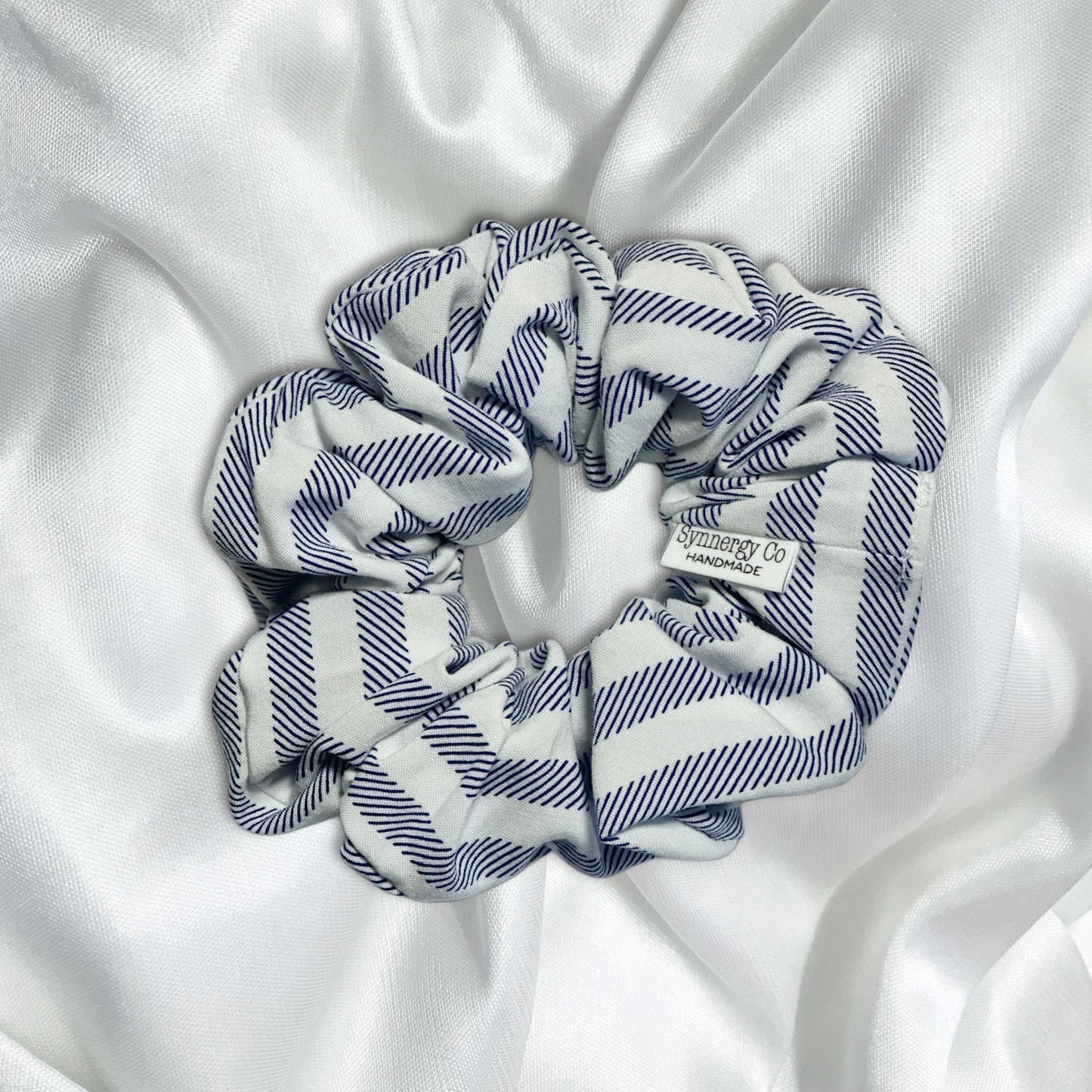 Coastal Stripes -  Handmade Scrunchie