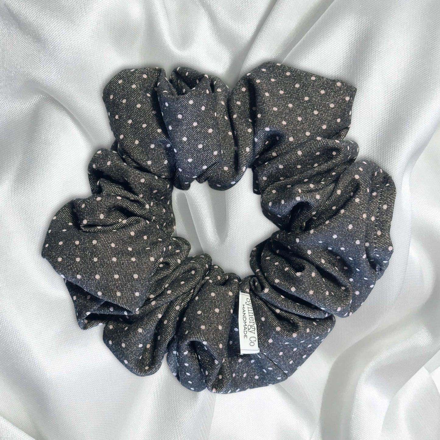 Dottie Delight -  Handmade Scrunchie