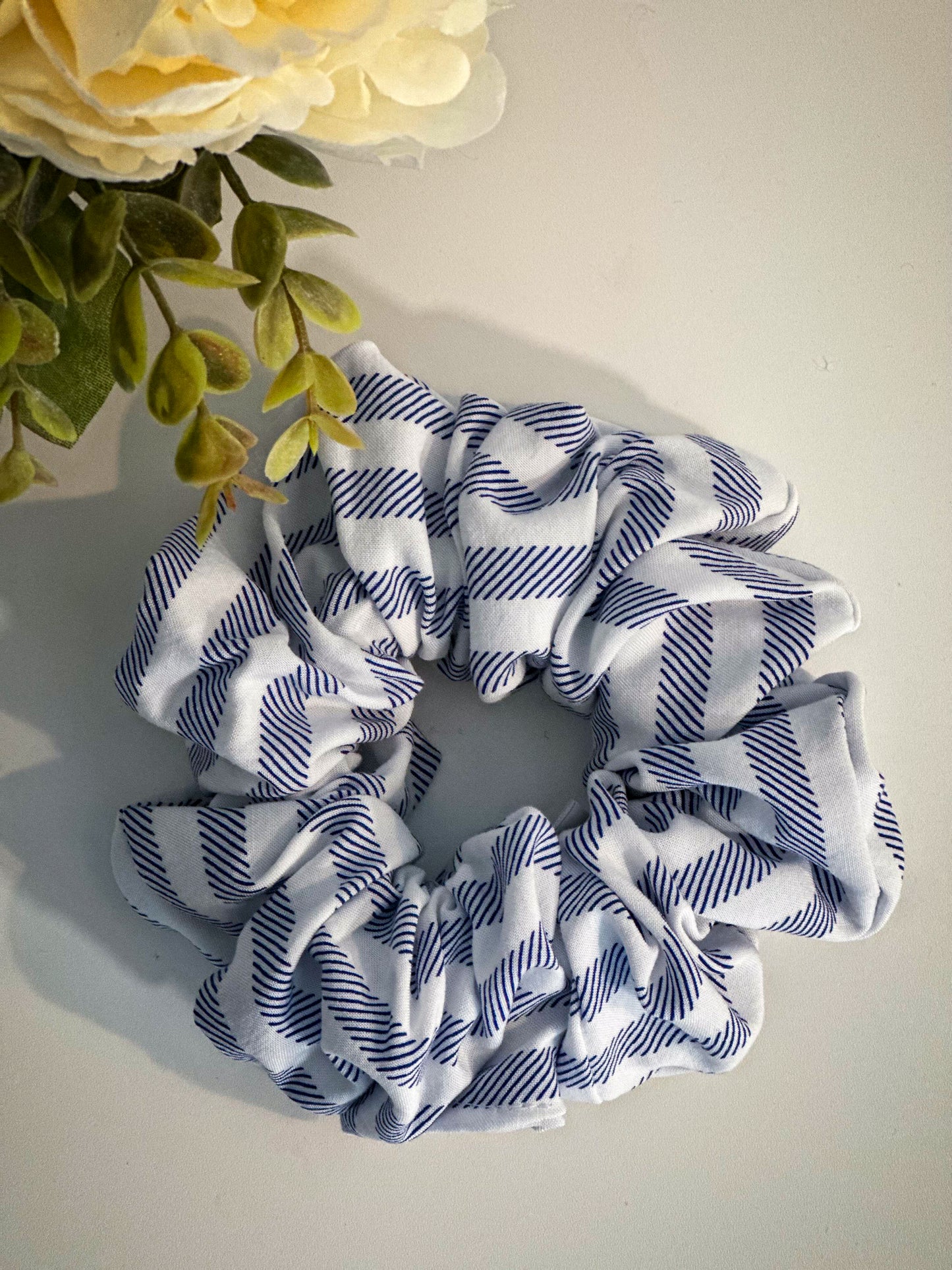 Coastal Stripes -  Handmade Scrunchie