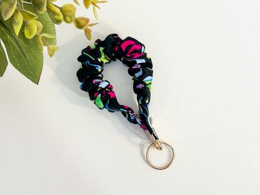 Floral Loop -  Handmade Phone / Keys Wristlet